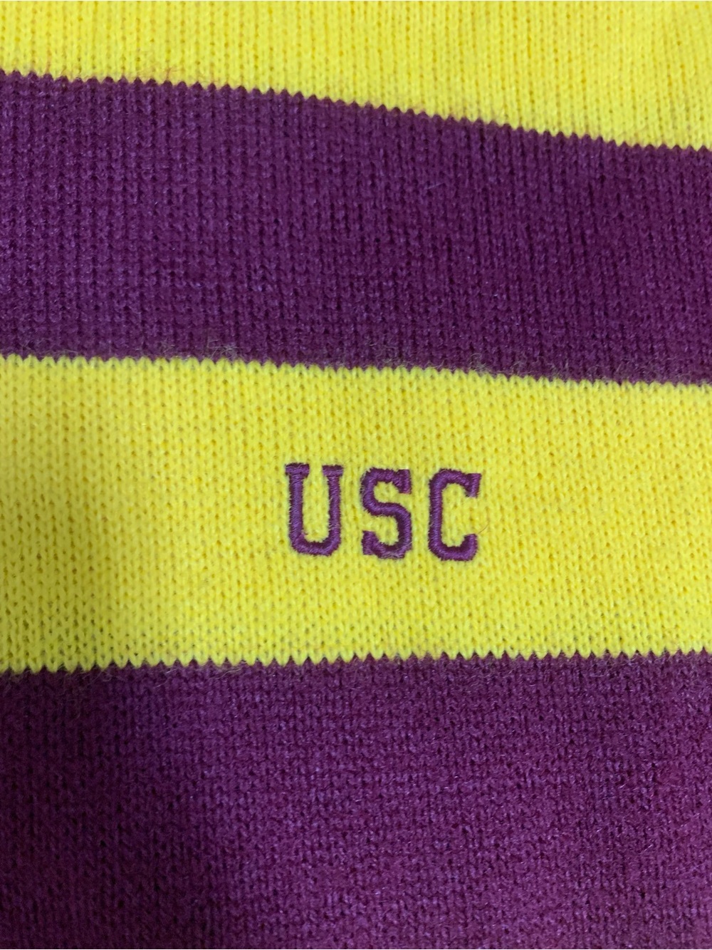 80's 90's USC Trojans Crewneck LOGO 7 (100% Orlon Acrylic)